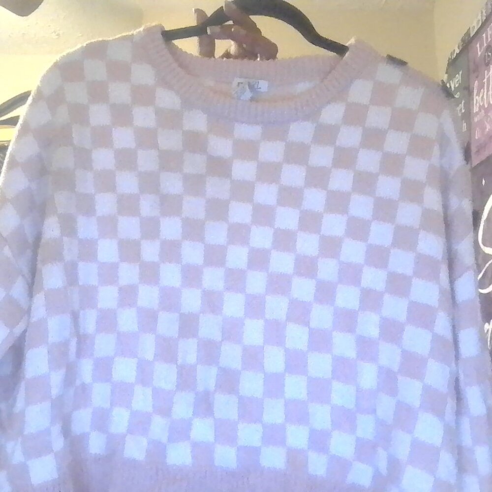 Checker Board Sweater